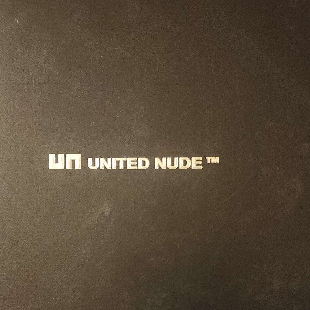 United Nude Elegant Black Leather Footwear/Only Tryed On. Brand New